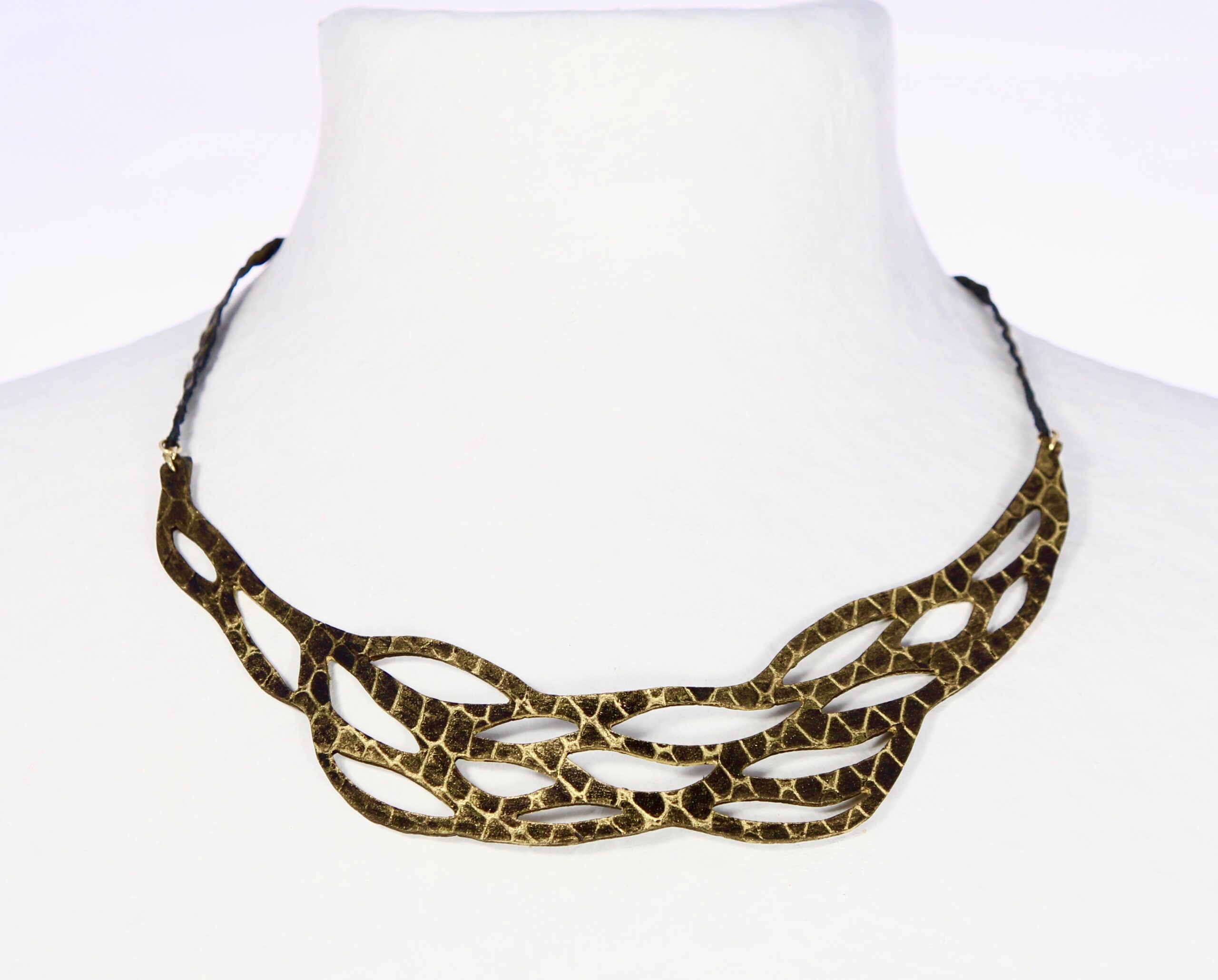 COLLIER TATOO SNAKE BRONZE