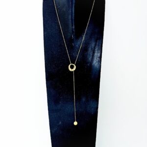 COLLIER GALET OR