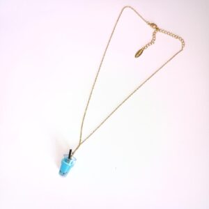 COLLIER BUBBLE TEA BLEU